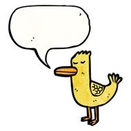 Funny Cartoon Duck N24