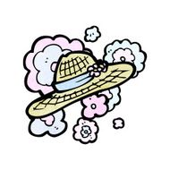cartoon summer hat N34