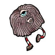 cartoon dancing monster N11