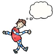 cartoon dancing man N89