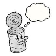 cartoon empty food can N2