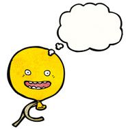 cartoon balloon with face N11