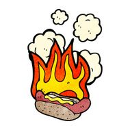 cartoon hotdog N27