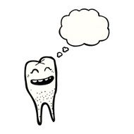 cartoon grinning tooth N2