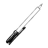 Black marker