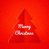 Merry Christmas doodle seamless pattern with fir tree