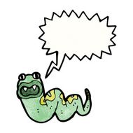 cartoon hissing snake N67