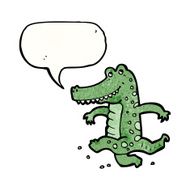 cartoon friendly crocodile N2