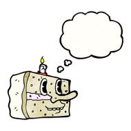 cartoon slice of cake N9