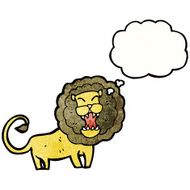 Cartoon Lion N163
