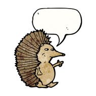 cartoon hedgehog pointing N3