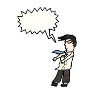 cartoon man in wind shouting N3