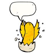 cartoon hatching chick N3