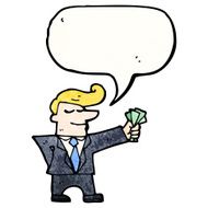 businessman with cash in hand N3