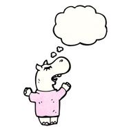 Cartoon Hippo N22