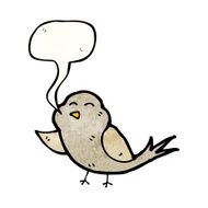 cartoon singing bird N48