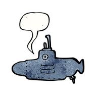 Cartoon Submarine N20