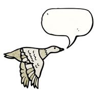 cartoon flying bird N39