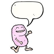 pink furry monster cartoon N7
