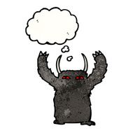 Cartoon monster N186