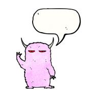 pink furry monster cartoon N8