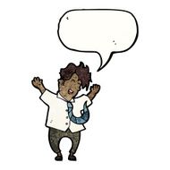 happy office guy cartoon N3