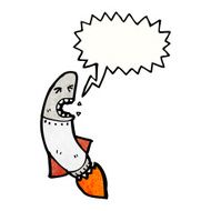 rocket with speech bubble N2