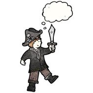 cartoon pirate with thougth bubble N2