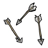cartoon arrows N4