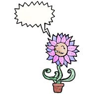 cartoon funny flower N4