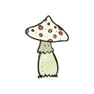 cartoon toadstool N144