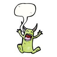 imp with speech bubble N4