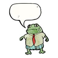 toad with speech bubble cartoon N5