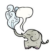Cartoon Elephant N111