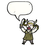 cartoon viking woman N6