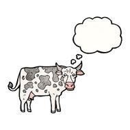 Cartoon Cow N129