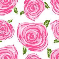 Seamless pattern with roses for your design