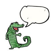 Cartoon Crocodile N118