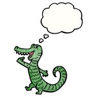 Hungry Alligator Cartoon N4