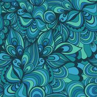 Seamless wave hand-drawn pattern N23