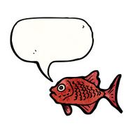 cartoon red fish N5