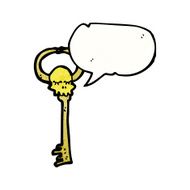 magic talking key cartoon N5