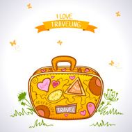 travel suitcase color