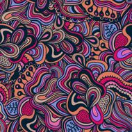 Seamless wave hand-drawn pattern N27