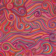 Seamless wave hand-drawn pattern N30