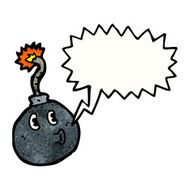 bomb with speech bubble N5