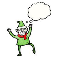 Cartoon Christmas Elf N134