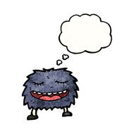 hairy monster cartoon N9