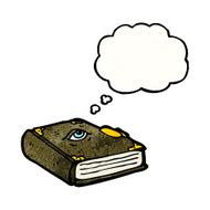magic spell book cartoon N6