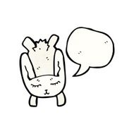 white rabbit cartoon N5